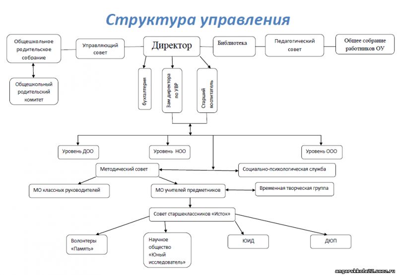 Структура фонда библиотеки схема